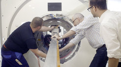 With a resolution up to ten times higher than that of standard scanners, it will shed light on unexplored anatomical microstructures of the living human brain of about 0.6 millimetres. ©MPI CBS